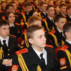 Эстафету «Марафон памяти» приняли кадеты Витебского кадетского училища